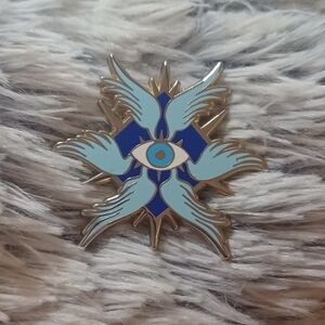 Blue Biblically Accurate Angel | Soft Enamel Pin